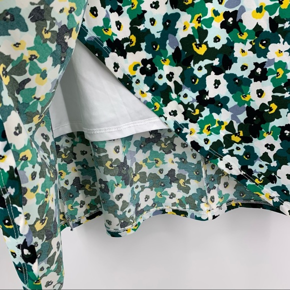 Eloquii Dress Floral Print Sleeveless Twist Tulip Skirt Green Size 28 - Picture 6 of 8